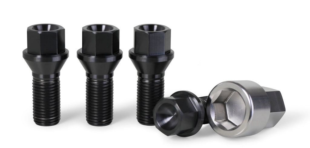 14x1.5 Titanium Lug Bolts 28mm 32mm 33mm 35mm 38mm 43mm 45mm Shank Cone Seat