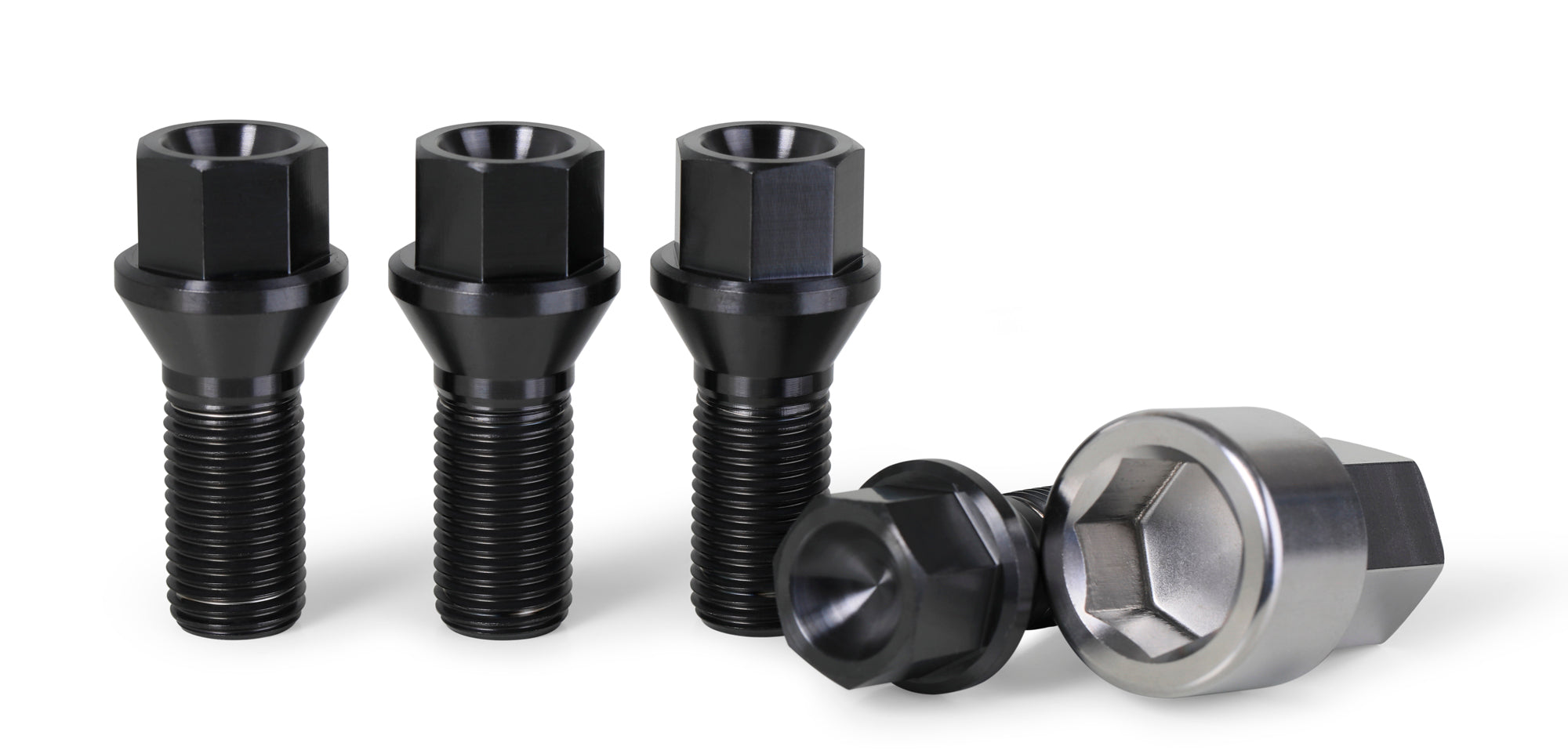14x1.5 Titanium Lug Bolts 28mm 32mm 33mm 35mm 38mm 43mm 45mm Shank Cone Seat