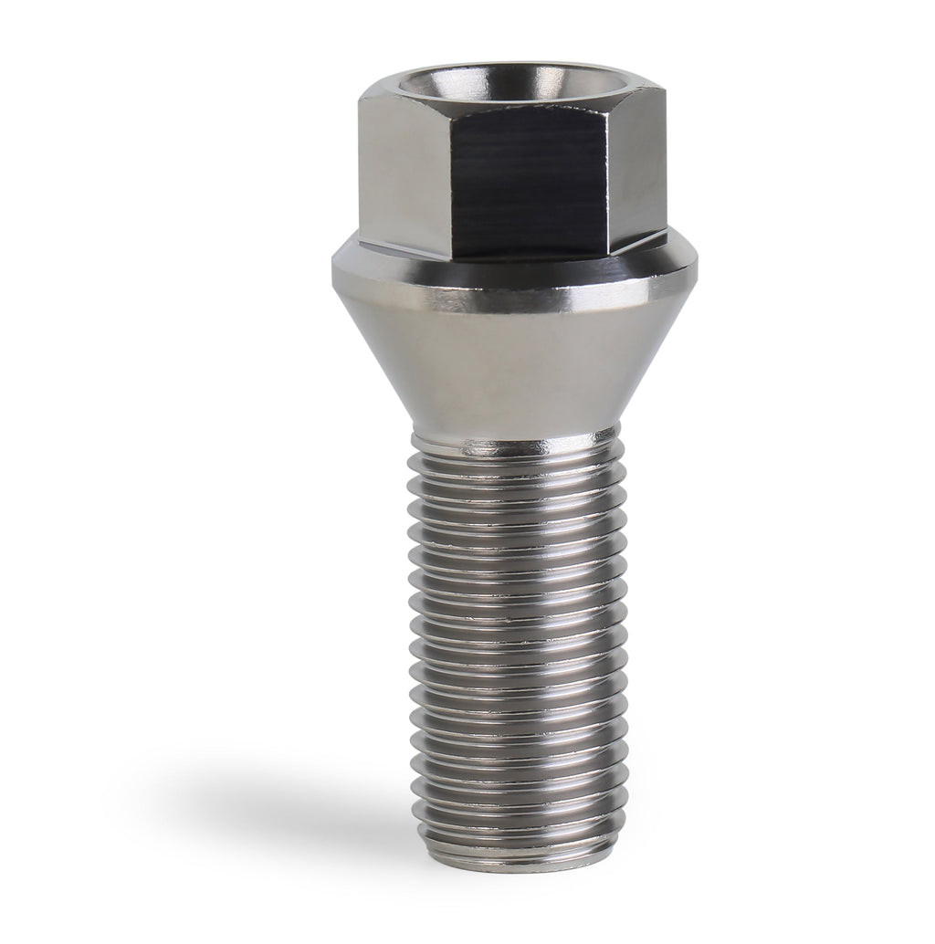 14x1.5 Titanium Lug Bolts 28mm 32mm 33mm 35mm 38mm 43mm 45mm Shank Cone Seat