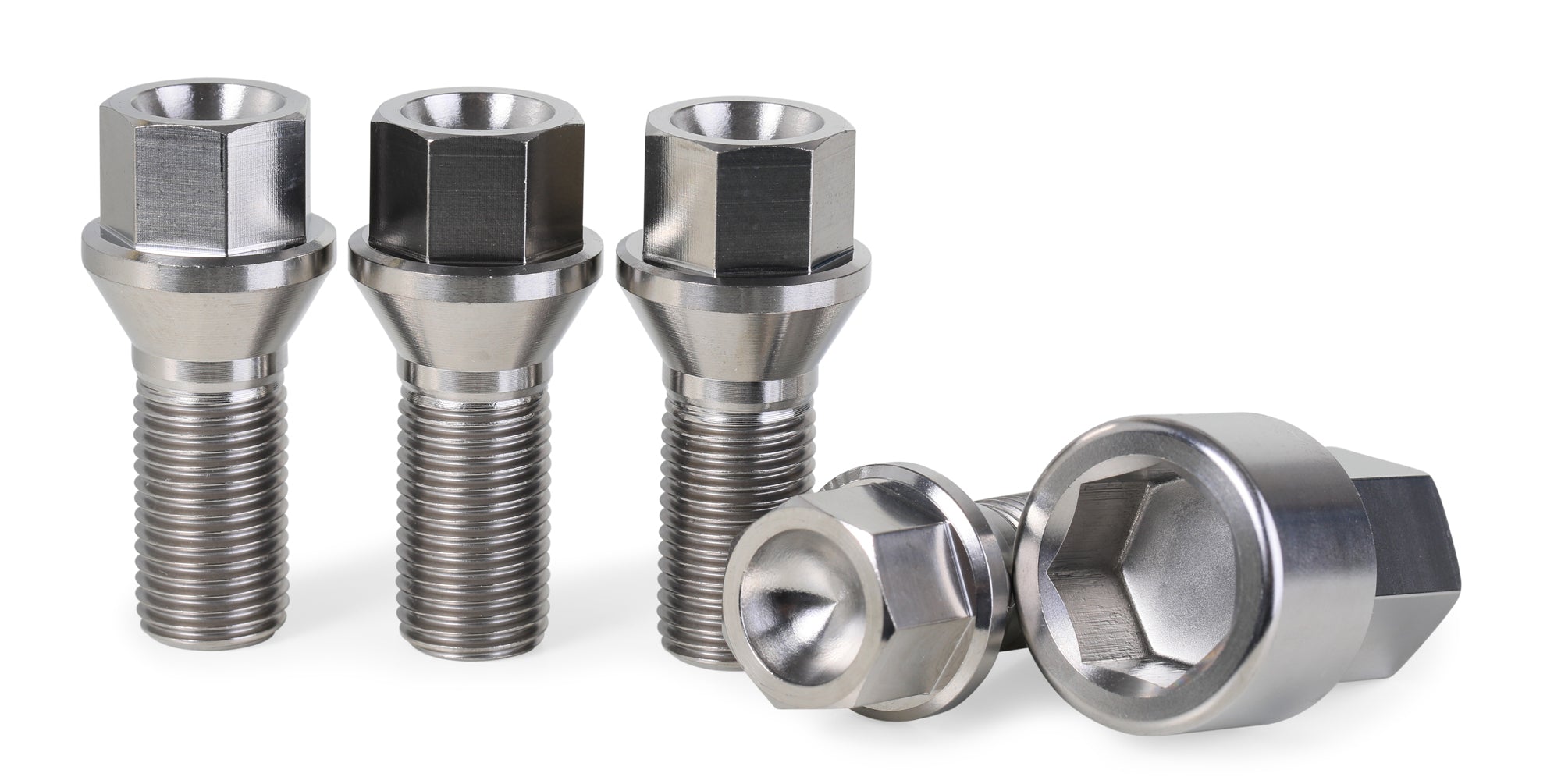 14x1.5 Titanium Lug Bolts 28mm 32mm 33mm 35mm 38mm 43mm 45mm Shank Cone Seat
